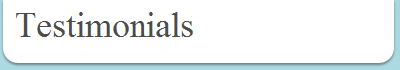 Testimonials